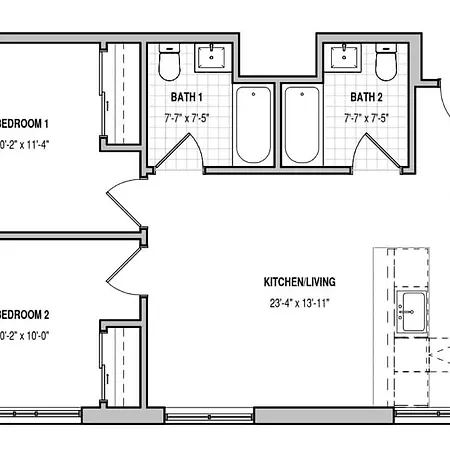 Apartment Edgewater With Free Parking Gym Modern Living