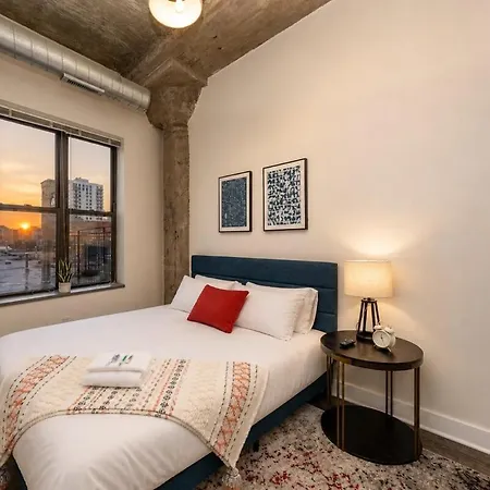 Modern South Loop 2br With View Of Skyline Patio And Gym Access Near Mccormick Place Convention Center & Museum Campus * Chicago