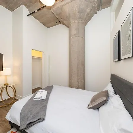 Modern South Loop 2br With View Of Skyline Patio And Gym Access Near Mccormick Place Convention Center & Museum Campus * Chicago