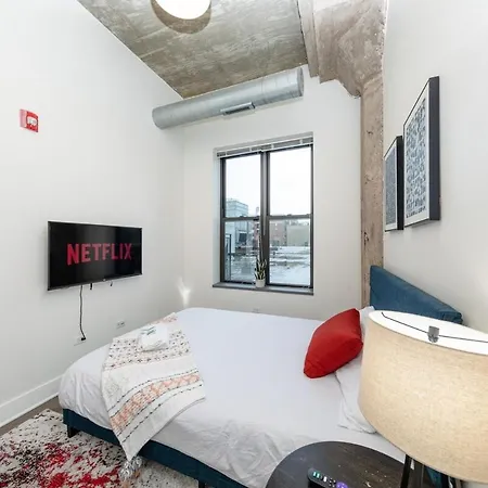 Modern South Loop 2br With View Of Skyline Patio And Gym Access Near Mccormick Place Convention Center & Museum Campus * Chicago