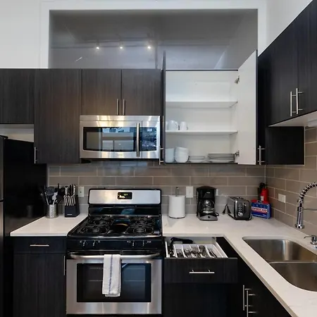 Apartment Modern South Loop 2br With View Of Skyline Patio And Gym Access Near Mccormick Place Convention Center & Museum Campus *