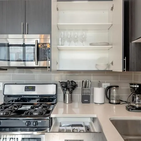 Spacious 2br Vacation With View, Optional Parking And Gym Near Mccormick Place & Downtown Attractions *