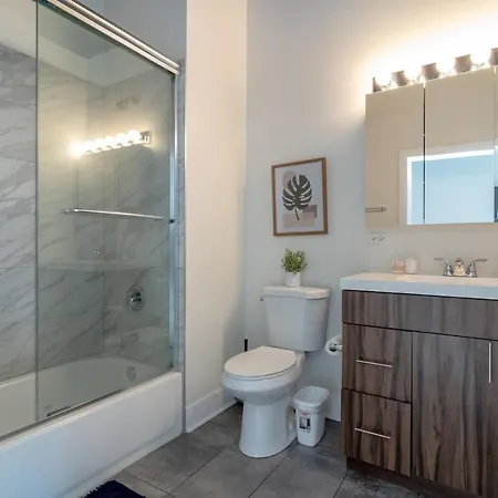 Mccormick Place 2br Stylish With Optional Parking And Gym For Up To 8 Guests Near Soldier Field And Grant Park Apartment