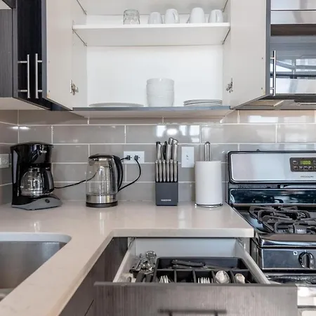 Mccormick Place 2br Stylish With Optional Parking And Gym For Up To 8 Guests Near Soldier Field And Grant Park Chicago