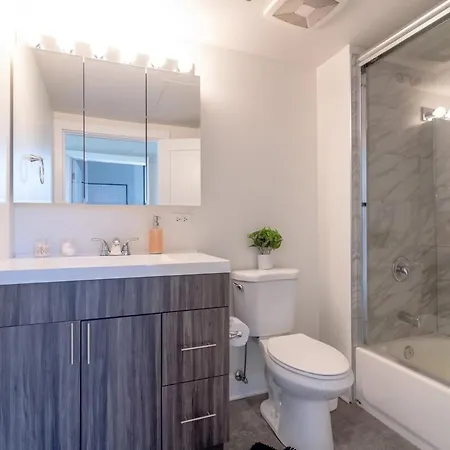 Mccormick Place Stylish Corner With Optional Parking And Gym Access Sleep 6 In South Loop Apartment Chicago