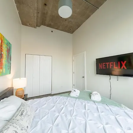 Mccormick Place 2br With Patio, Skyline View And Optional Parking Sleeps 6 Near Soldier Field And Grant Park