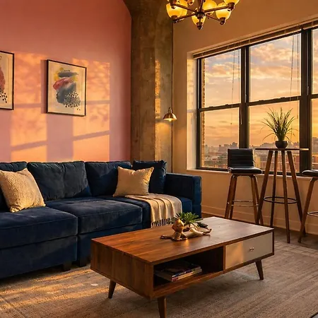 Apartment Modern 2br Loft With Amazing Skyline View And Optional Parking For 8 Guests Near Mccormick Place And Soldier Field