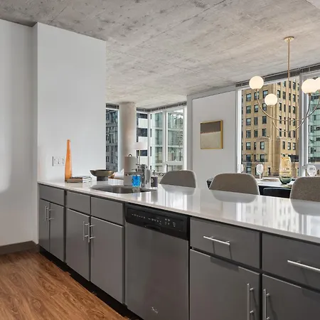 Linea Luxury Living With Indoor Pool And Rooftop Views In The Loop Apartment