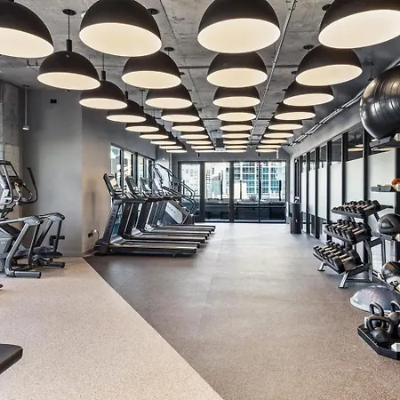 Apartment River North 1br W Outdoor Pool 1 Block To L Chi-1035