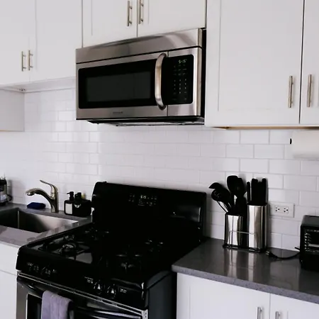 Apartment Sleeps 4 • New Modern 1br • Private Workspace Chicago