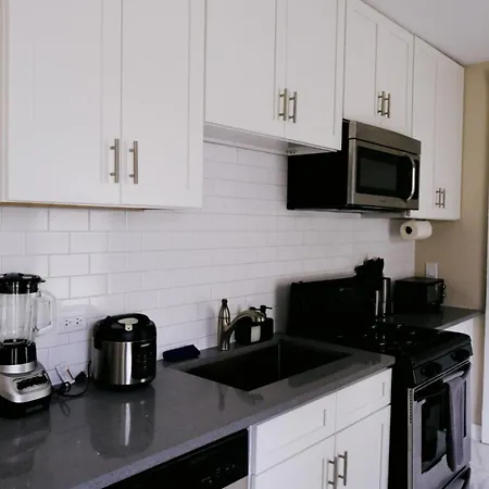 Sleeps 4 • New Modern 1br • Private Workspace Apartment Chicago