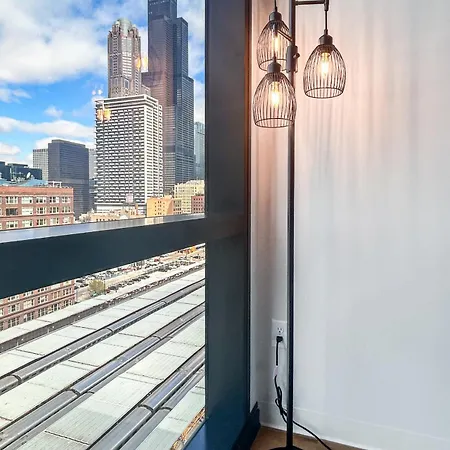 South Loop Rooftop With In & Out Parking 1 Apartment Chicago