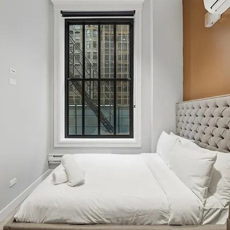 Aparthotel The Plymouth Chicago 4-Br Apartment In Printers Row - Free Parking, Gym & Rooftop Chicago