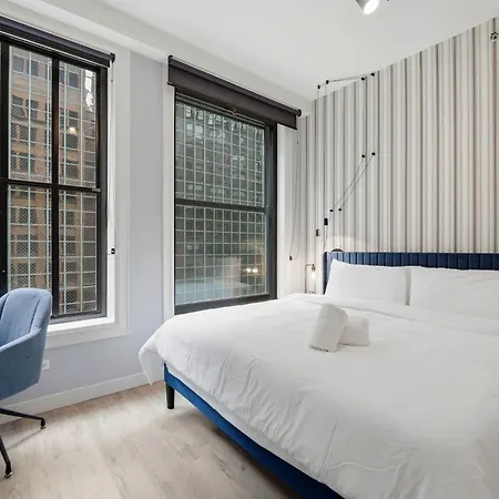The Plymouth Chicago 4-Br Apartment In Printers Row - Free Parking, Gym & Rooftop Aparthotel 3*