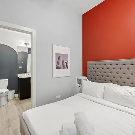 The Plymouth Chicago 4-Br Apartment In Printers Row - Free Parking, Gym & Rooftop Aparthotel 3*