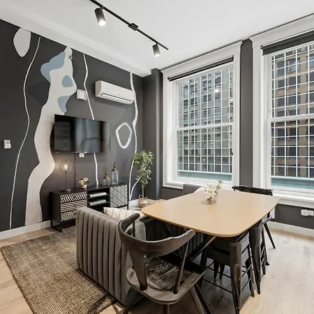 The Plymouth Chicago 4-Br Apartment In Printers Row - Free Parking, Gym & Rooftop Aparthotel Chicago