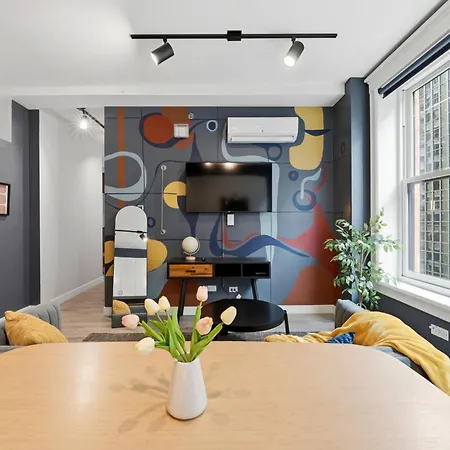 Aparthotel The Plymouth Chicago 4-Br Apartment In Printers Row - Free Parking, Gym & Rooftop