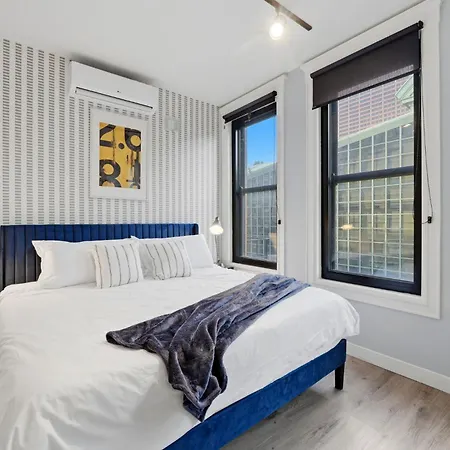 The Plymouth Chicago 4-Br Apartment In Printers Row - Free Parking, Gym & Rooftop 3* Chicago