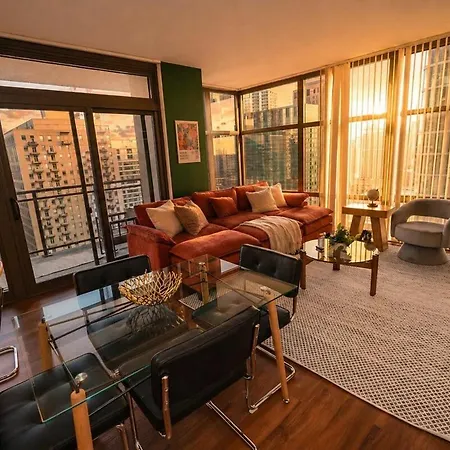 Apartment 21st Floor Skyline 2br Near Grant Park & Field Museum Chicago