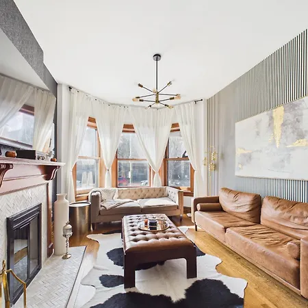 Apartment Wrigleyville Art Deco Executive Duplex Garage