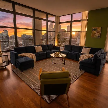 Apartment 29th Floor 2br Grant Park With Balcony, Gym *