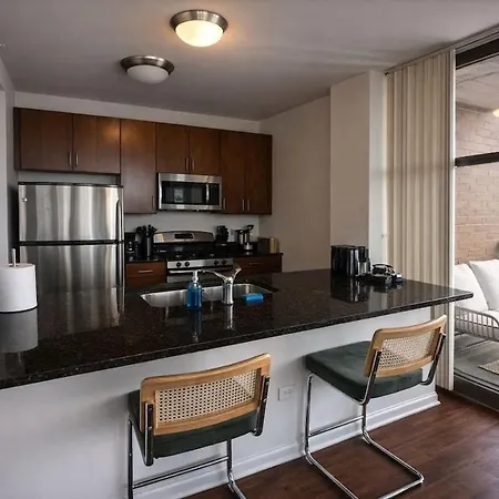 Modern 2br Skyline - 5 Min To Grant Park Apartment