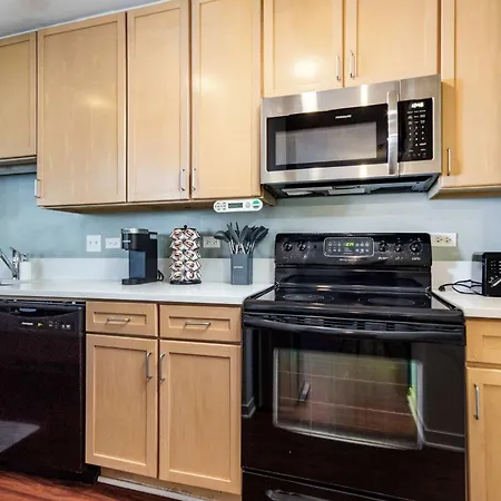 Apartment Downtown With Free In & Out Parking-2 *