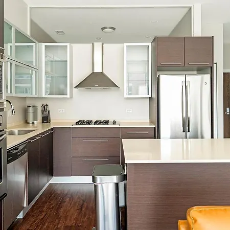 Landing Stylish 2bd Gym Rooftop Lounge * Chicago
