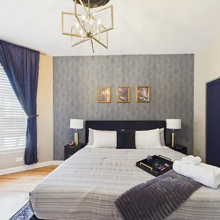 Apartment The Dakin Estate 4br Art Deco Speakeasy Duplex Chicago