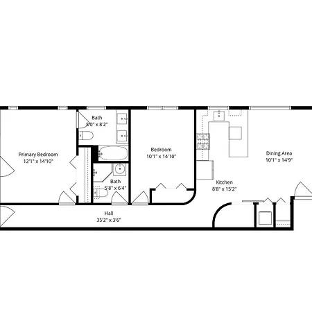 Heart Of East Village 2-bed 2-bath Peaceful Oasis Chicago