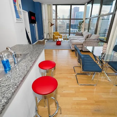 Apartment Prime 2br Skyline - 5 Min To Museum Campus