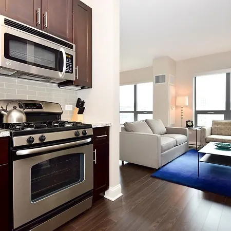 Modern River North Apartment *