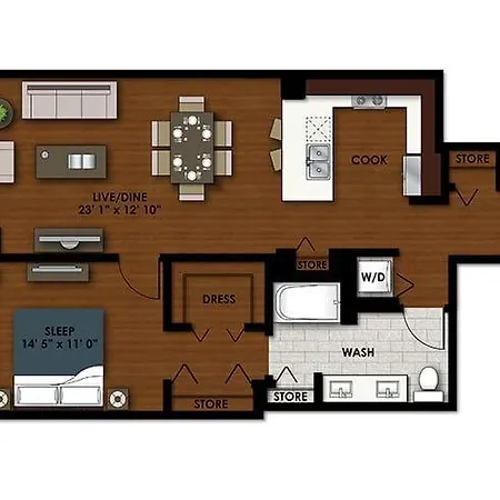 Modern River North Apartment Chicago