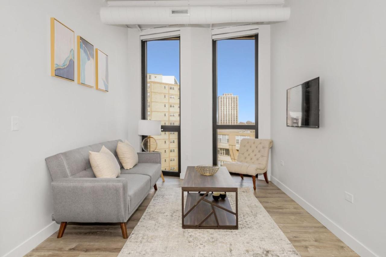 Apartamento Chic Modern 2 Bedroom Suite With Gym, Garage And Meeting Room By Stay Gia Chicago