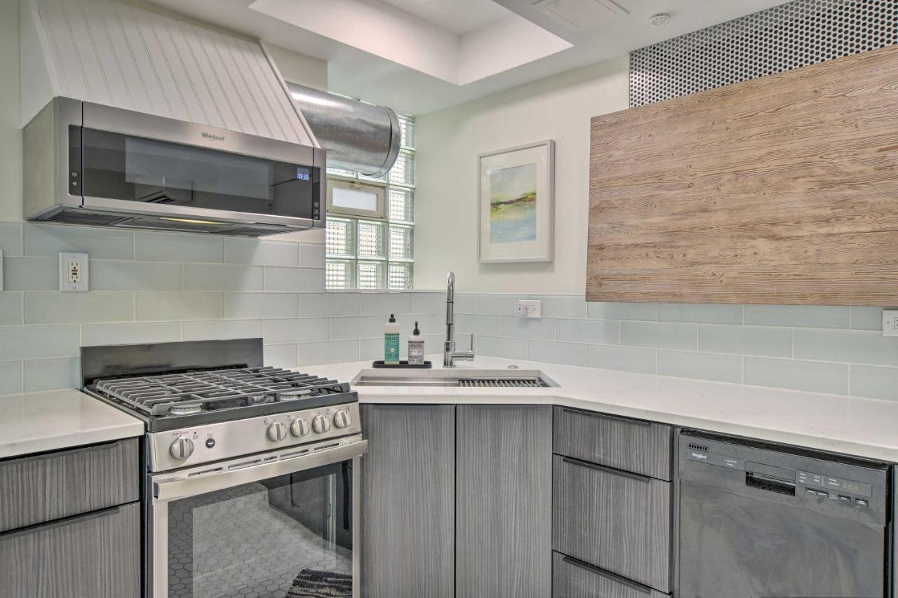 Stylish, Bright Garden-level With Fireplace