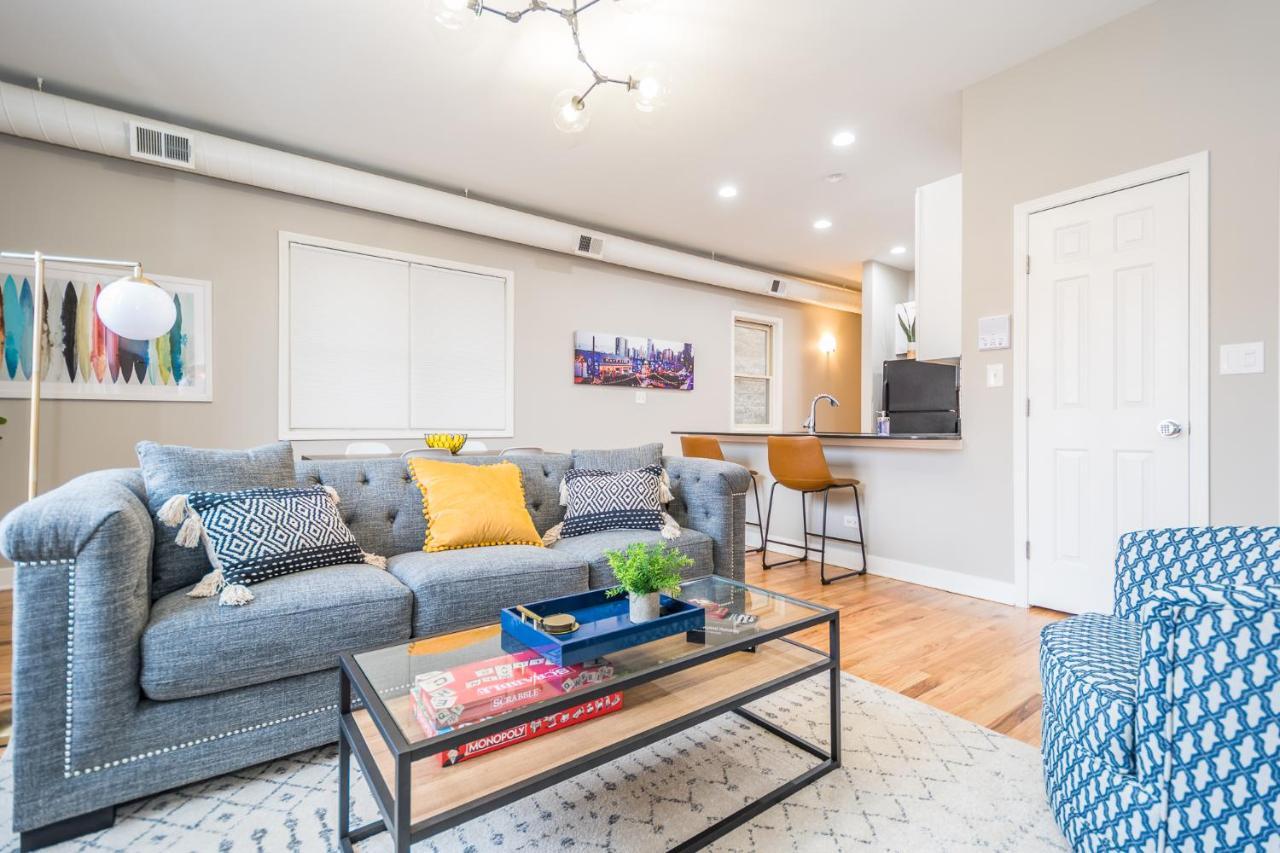 Vibrant And Modern 2-bedroom Near Downtown Apartamento Chicago