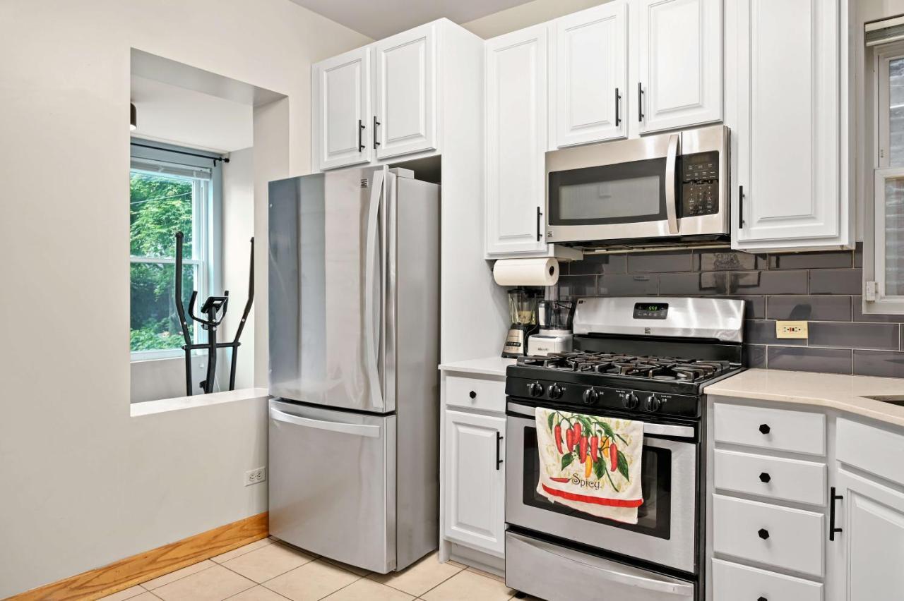 Apartamento 2 Bed W/ Office, Free Parking, Near Wrigley Chicago