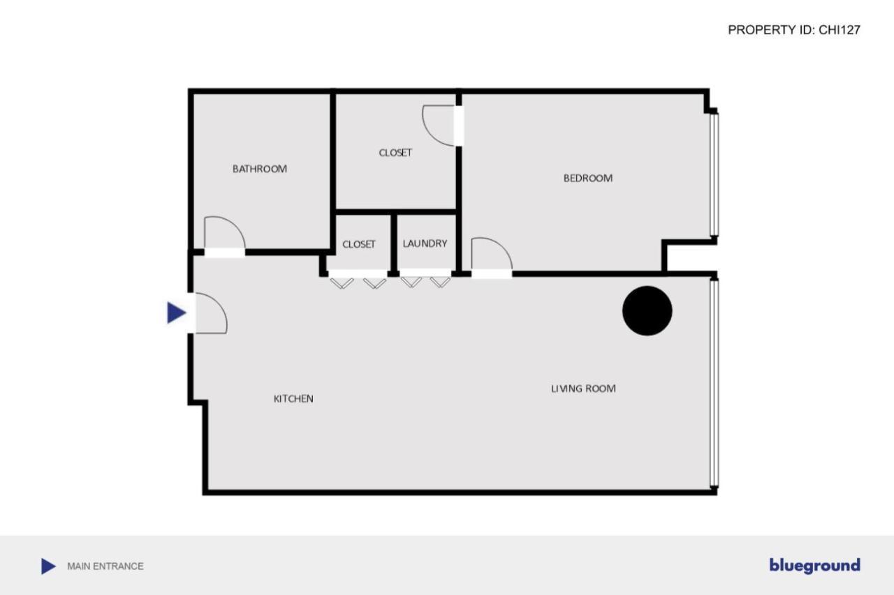 River N 1br W Gym Wd Nr Mag Mile By Bluegound Chi-127 Apartment *