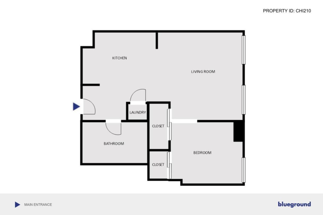 Apartment Loop 1br W Gym Roofdeck Wd Nr W Loop The Chi-210