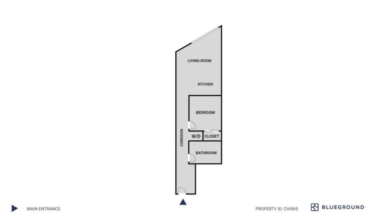 Apartment Lincoln Park 1br W Lounge Roof Gym Nr Depaul Chi-565 *