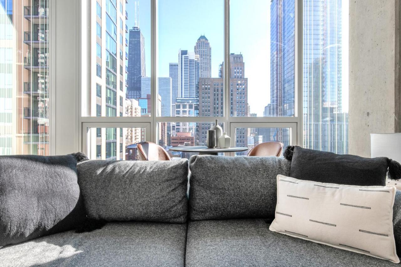 Apartment River N 1br W Gym Pool Nr L Stop Chi-357