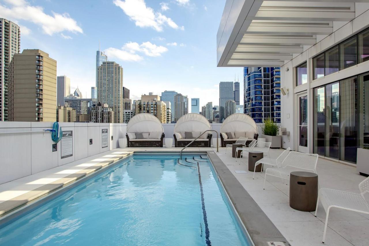 River N 1br W Gym Pool Nr L Stop Chi-357 Apartment *