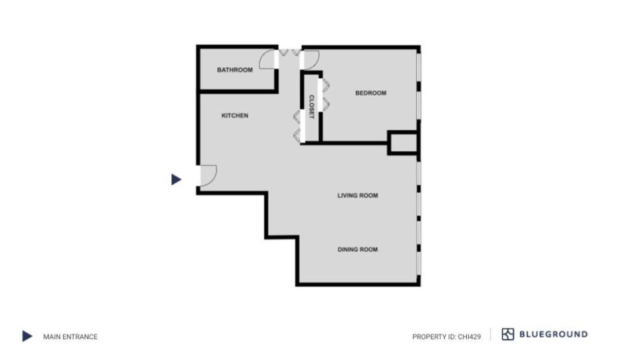 Medical District 1br W Gym Wd 1 Block To L Chi-429 Apartment Chicago