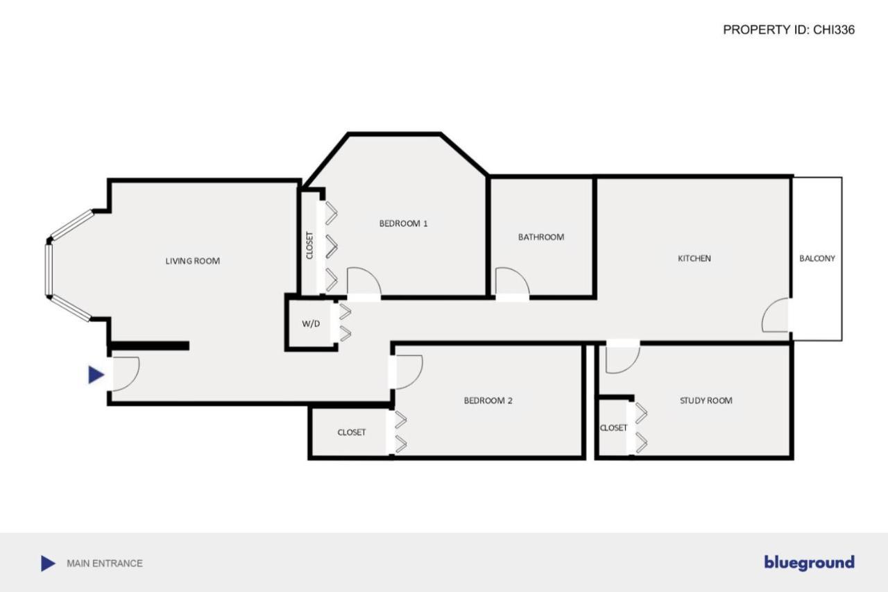 Apartment Lincoln Park 2br Nr L Clark St Dining Chi-336