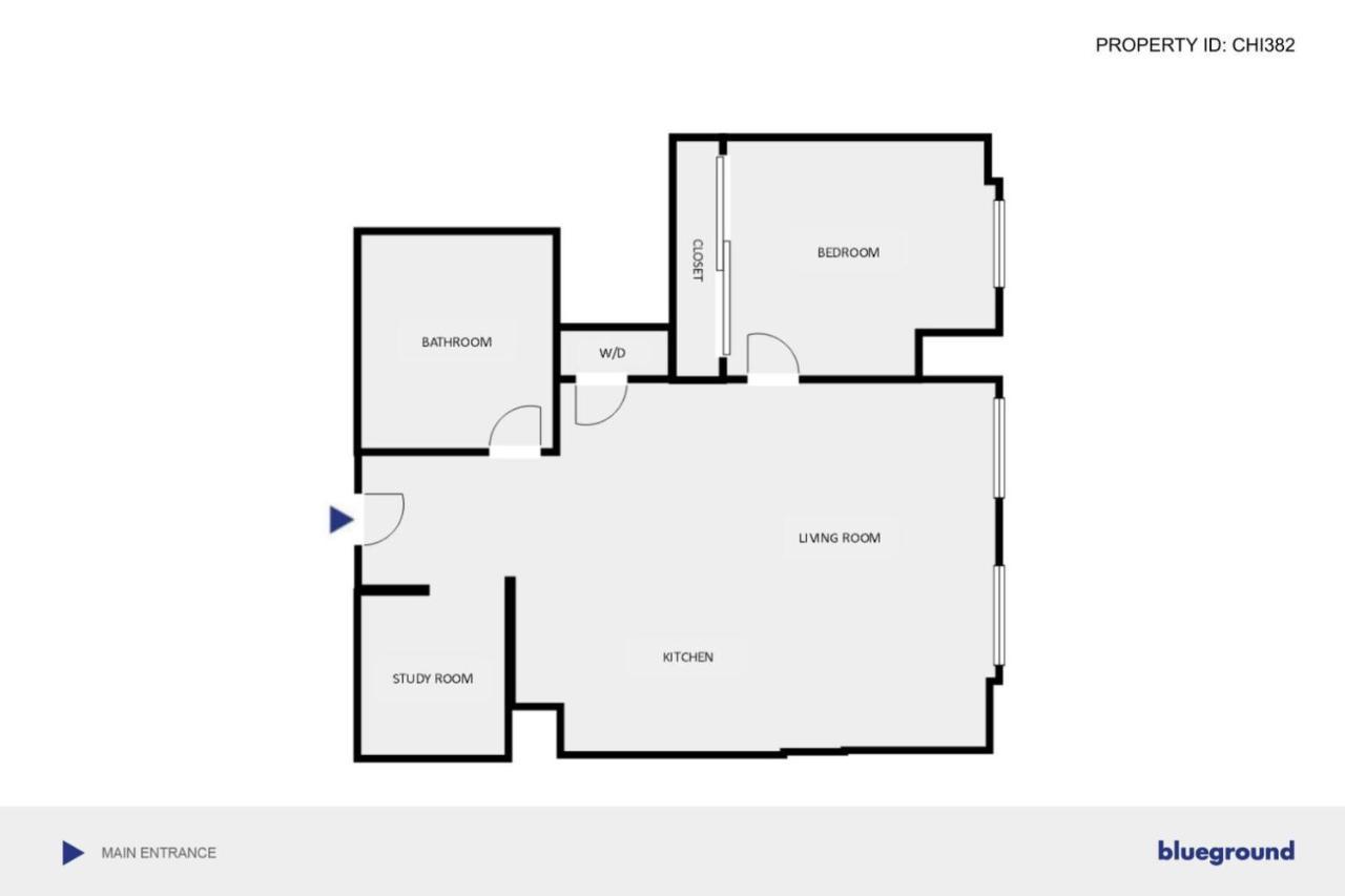 Apartment Loop 1br W Wd Gym Rooftop Pool 2 Blocks To L Chi-382 Chicago