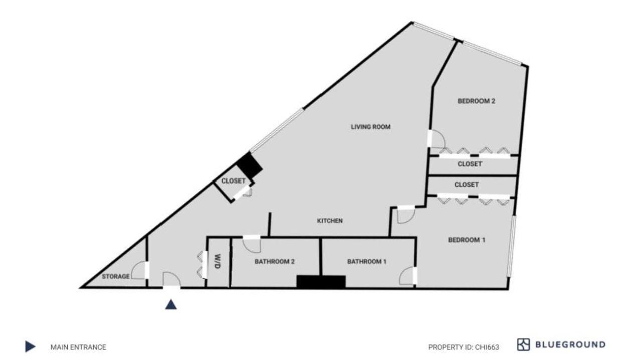 Apartment Bucktown 2br W Lounge Roof Gym 1 Block To L Chi-663