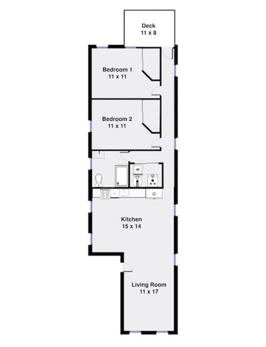 Apartamento Suite2 Access To Patio Chicago