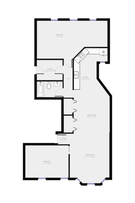 The Orleans - Entire Building - With Rooftop Deck Apartment Chicago