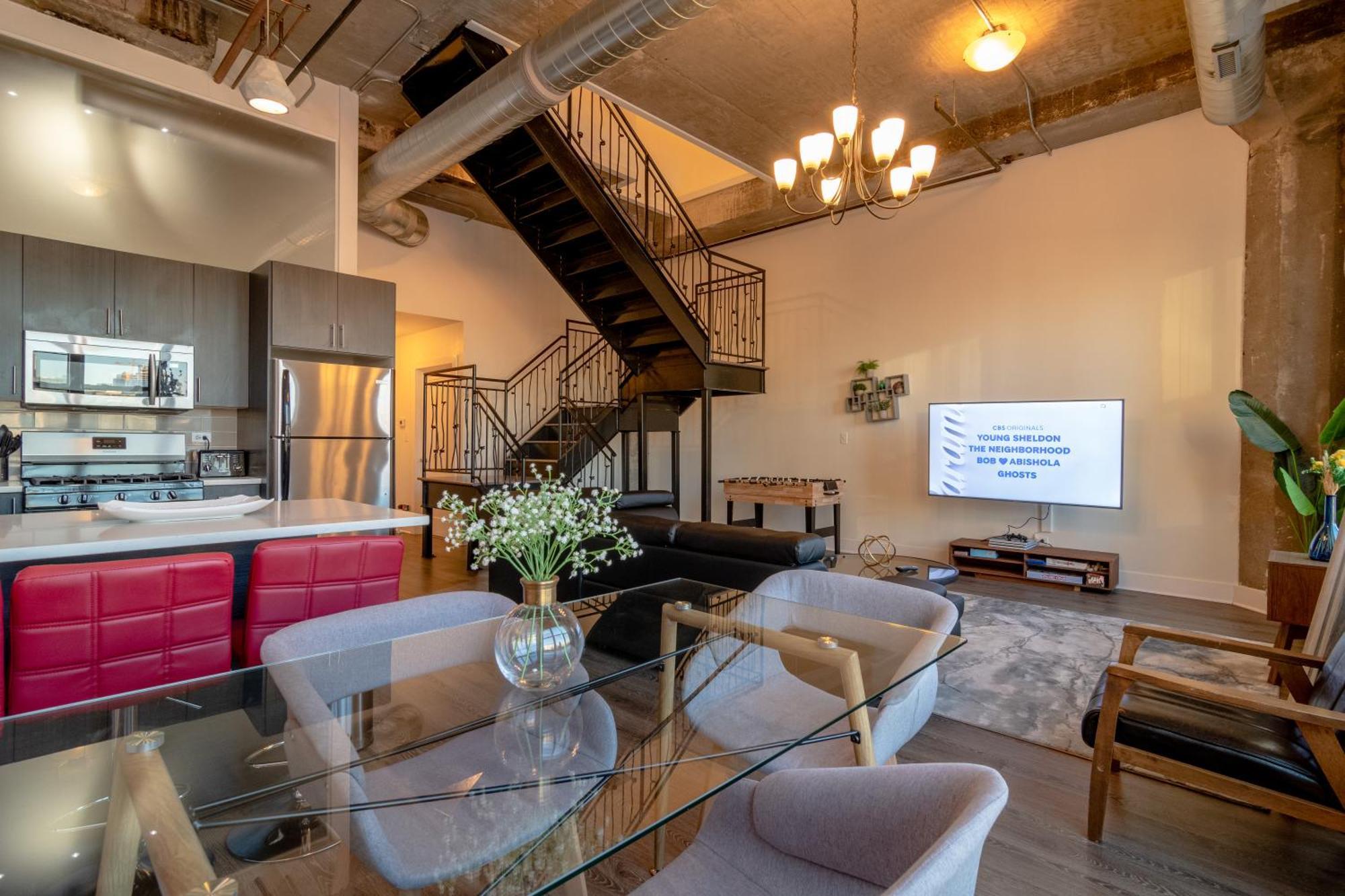 Appartement Mccormick Place 3Br Luxury Penthouse Duplex With Personal Rooftop And Optional Parking For 8 Guests In Chicago South Loop