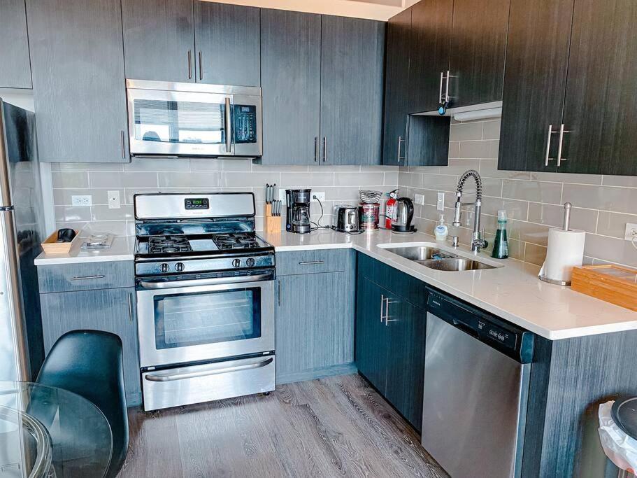 Beautiful 2Br With Smart Tv, Gym Access & Parking Close To Mccormick Place, Museums & Lake Michigan Apartment